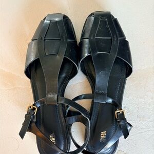 Zara Black Strappy Women's Sandals